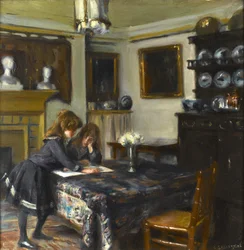 John Singer Sargents matsal, cirka 1884